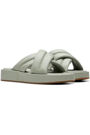 Clarks Hausschuh »Alda Glide«, Slides, Schlappen mit gepolsterter Bandage