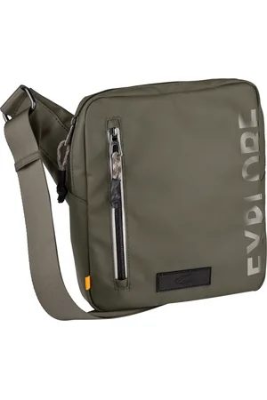 Camel Active Umhängetasche »Explore«, wasserabweisendes recyceltes Nylon und reflektierende Reißverschlüsse