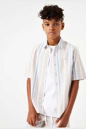 Garcia Kurzarmhemd, mit Logo Stickerei for BOYS