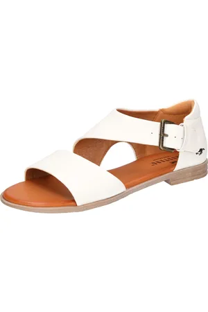 Mustang Sandale, Sommerschuh, Sandalette, Riemchensandale in asymmetrischer Optik