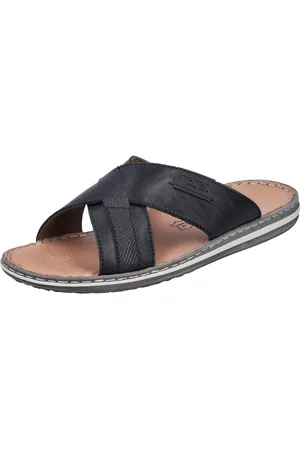 Rieker Pantolette, Sommerschuh, Strandschuh, Schlappen, Hausschuh mit Label