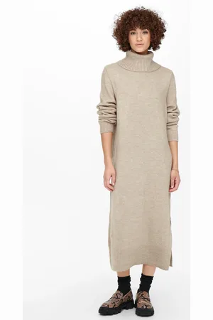 ONLY Strickkleid »ONLBRANDIE L/S ROLL NECK DRESS«