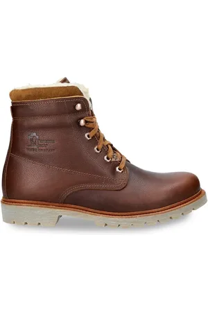 Panama Jack Winterboots »Aviator«, Blockabsatz, Outdoorschuh, Schnürschuh im Used Look
