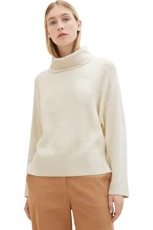 TOM TAILOR Strickpullover, mit Markenlabel