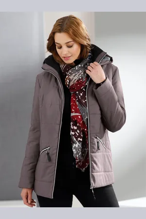 Classic Basics Steppjacke, mit Kapuze