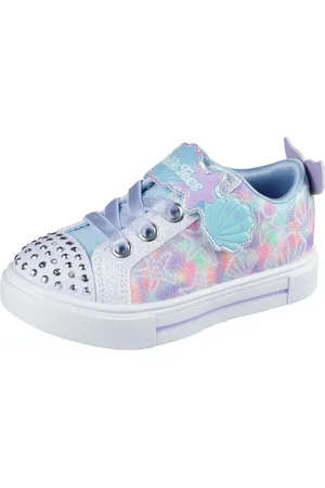 Skechers Sneaker »TWINKLE SPARKS«, Blink,-Schlupfschuh mit Glitzer+Strass, Größenschablone zum Download