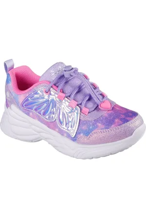 Skechers Slip-On Sneaker »DREAM RACER«, Blink,-Klettschuh mit Herz-Applikation, Größenschablone zum Download