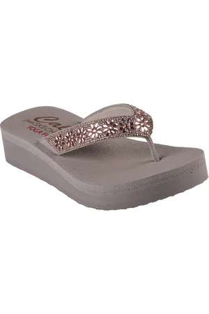 Skechers Zehentrenner »VINYASA-WILD DAISIES«, mit Yoga Foam