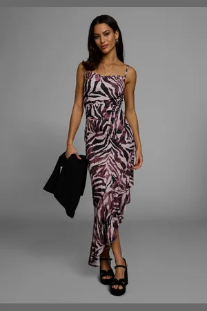 Laura Scott Sommerkleid, mit Spagetti-Trägern und diagonalem Saumabschluss - NEUE KOLLEKTION