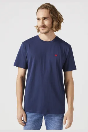 Wrangler Kurzarmshirt, mit Logostickerei auf der Brust