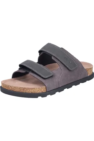 Rieker Pantolette, Sommerschuh, Strandschuh, Hausschuh mit vorgeformtem Fußbett