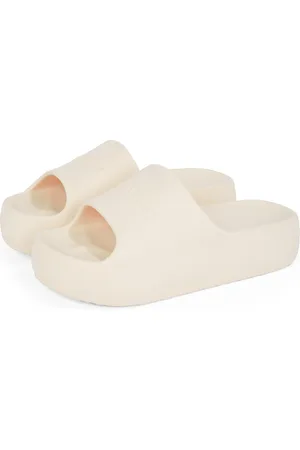 Tommy Hilfiger Pantolette »TJW CHUNKY POOL SLIDE ESS«, Plateau, Sommerschuh, Schlupfschuh, Bequemschuh, Logoschriftzug