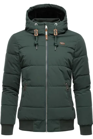 Ragwear Steppjacke »Winterjacke Nuggys Solid«, mit Kapuze, stylische und taillierte Winterjacke