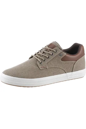 Marco Tozzi Plateausneaker, Freizeitschuh, Halbschuh, Schnürschuh mit Ziernähten und Zierknopf