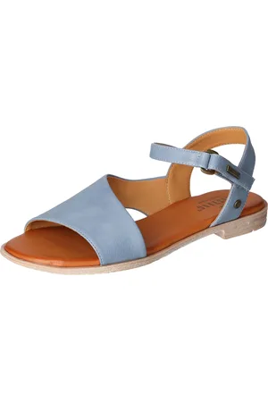 Mustang Sandale, Sommerschuh, Sandalette, Riemchensandale in asymmetrischer Form