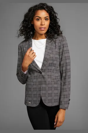 Laura Scott Kurzblazer, in trendigem Karolook