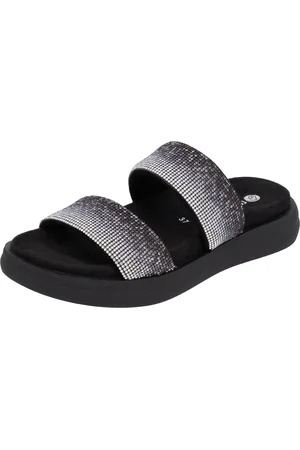 Remonte Pantolette, Plateau, Sommerschuh, Schlappen mit funkelenden Strasssteinen