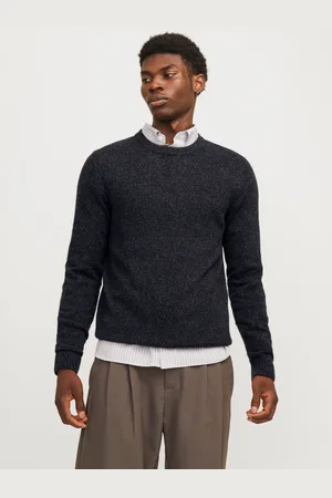 JACK & JONES Rundhalspullover »JPRBLULAMBSWOOL KNIT CREW NECK«