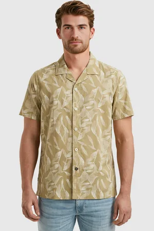PME Legend™ Kurzarmhemd »Short Sleeve Shirt Print On Ctn Slub«, mit floralem Muster