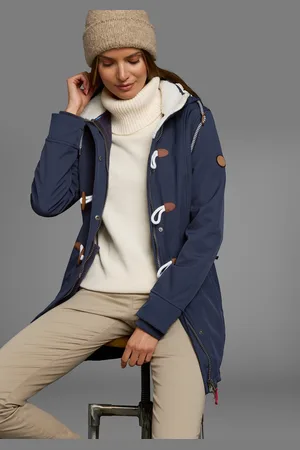 KangaROOS Softshelljacke, mit Kapuze, figurbetonte Passform, normaler Schnitt, mit abnehmbarer Kapuze