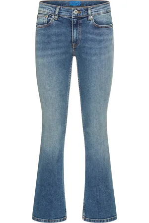 Hugo Blue Bootcut-Jeans »Getti_B«, Ausgestelltes Bein, elastisches Denim