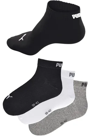PUMA Kurzsocken, (3 Paar), Atmungsaktiv, Rippenbündchen, weiche Baumwollmischung