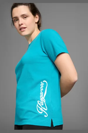 KangaROOS T-Shirt, Kurzarm, figurumspielend, unifarben, Rundhalsausschnitt, casual