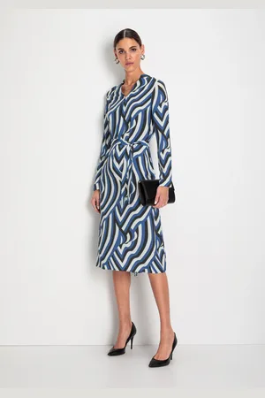 Daniel Hechter Midikleid, mit Bindegürtel