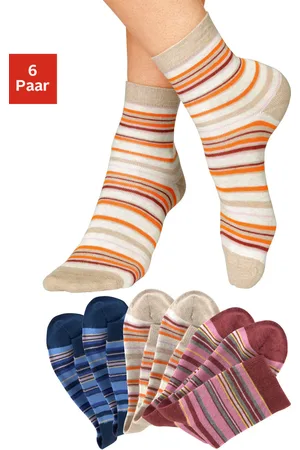 H.I.S Socken, (Packung, 6 Paar), mit Ringeln