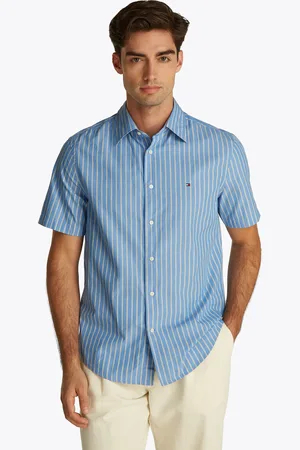Tommy Hilfiger Kurzarmhemd »FLEX POPLIN RETRO STP SS SHIRT«