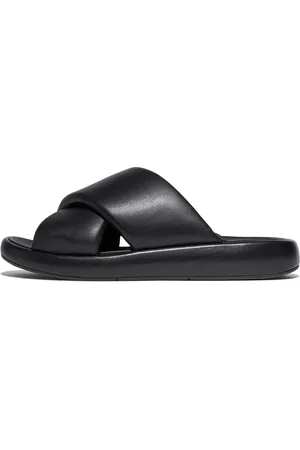 FitFlop Pantolette »iQUSHION D-LUXE«, Flats, Sommerschuh mit gepolsterter Innensohle