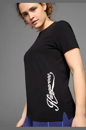 KangaROOS T-Shirt, Kurzarm, figurumspielend, unifarben, Rundhalsausschnitt, casual