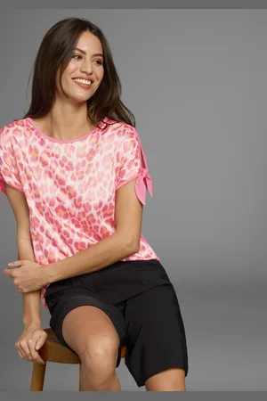 Laura Scott Shirtbluse, mit Leoparden_Druck & Bindeband - NEUE KOLLEKTION