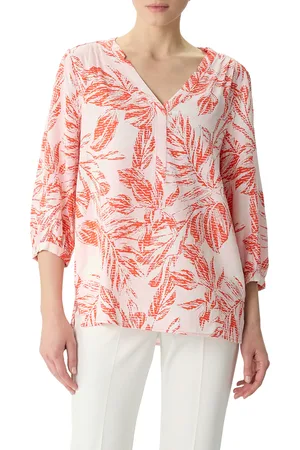 Comma, Druckbluse, 3/4 -Arm mit floralem Muster
