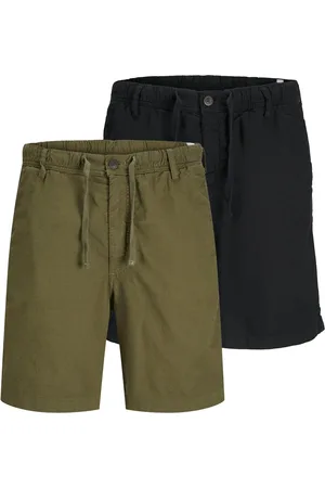 JACK & JONES Bermudas »Bermuda-Shorts JPSTJAIDEN CAMPAIGN HYBRID BONDI 2PK«