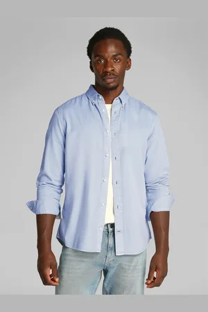 Calvin Klein Langarmhemd »GARMENT DYED LW TWILL L/S SHIRT«, mit Logostickerei