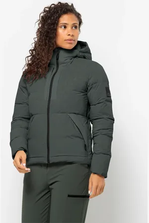 Jack Wolfskin Daunenjacke »WANDERMOOD DOWN JKT W«, mit Kapuze