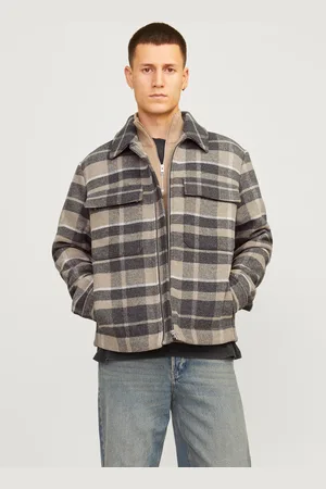 JACK & JONES Wolljacke »JPRCCRUSSEL WOOL BLEND JACKET SN«, ohne Kapuze