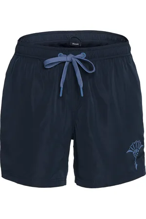 JOOP! Badeshorts »Solid«, Cornflower-Logo, kurze Seitenschlitze