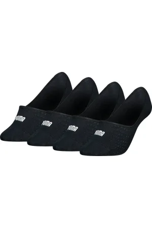 PUMA Füßlinge » WOMEN MESH FOOTIE 4P ECOM«, (4 Paar), Logo vorn, unsichtbar in Sneakern