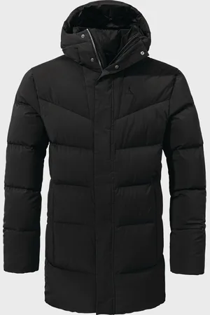 Schöffel Langjacke »Urban Down Coat Style Cers MNS«, mit Kapuze
