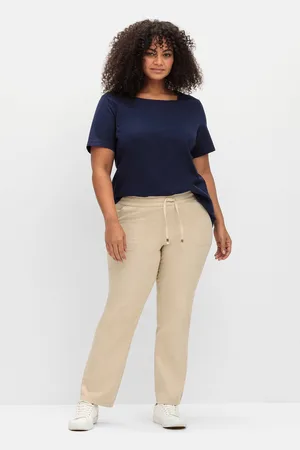 Sheego Schlupfjeans »Jeans mit gesmoktem Rundum-Dehnbund«