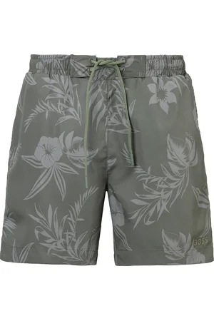 HUGO BOSS Badeshorts »Reev«, mit Ton in Ton Karibikprint