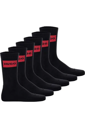 HUGO BOSS Kurzsocken »Socken 6P QS RIB LABEL CC 6er Pack«