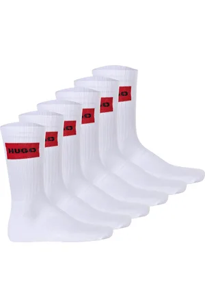 HUGO BOSS Kurzsocken »Socken 6P QS RIB LABEL CC 6er Pack«