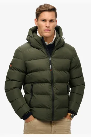 Superdry Steppjacke »HOODED SPORTS PUFFER JACKET«, mit Kapuze