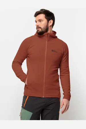 Jack Wolfskin Fleecejacke »BAISELBERG HOODED FZ M«, mit Kapuze