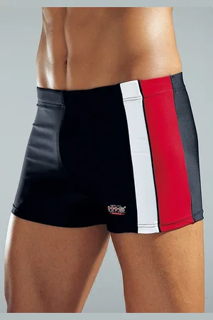 H.I.S Boxer-Badehose, mit Kontrasteinsätzen