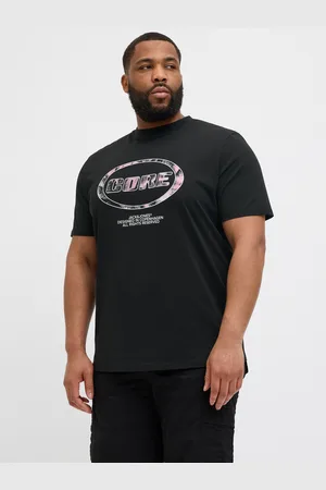 JACK & JONES Print-Shirt »JCOLIDO AOP FRONT PRINT TEE SS CRE PLS«, mit Logo Print