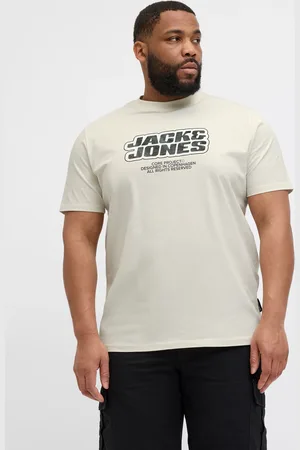 JACK & JONES Print-Shirt »JCOLIDO AOP FRONT PRINT TEE SS CRE PLS«, mit Logo Print